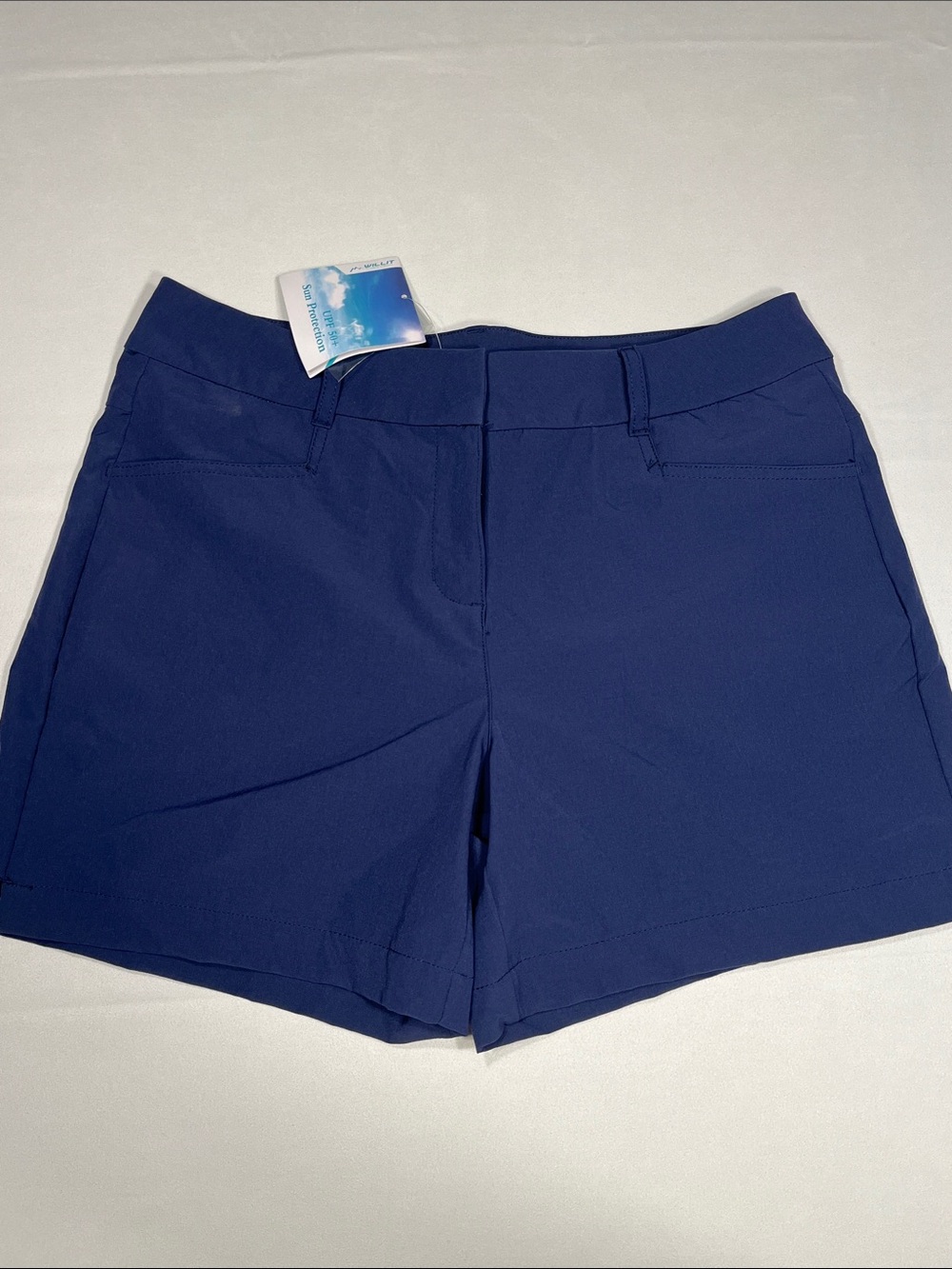 NWT Willit Women’s UPF 50+ Hiking Golf Shorts Navy Size 4